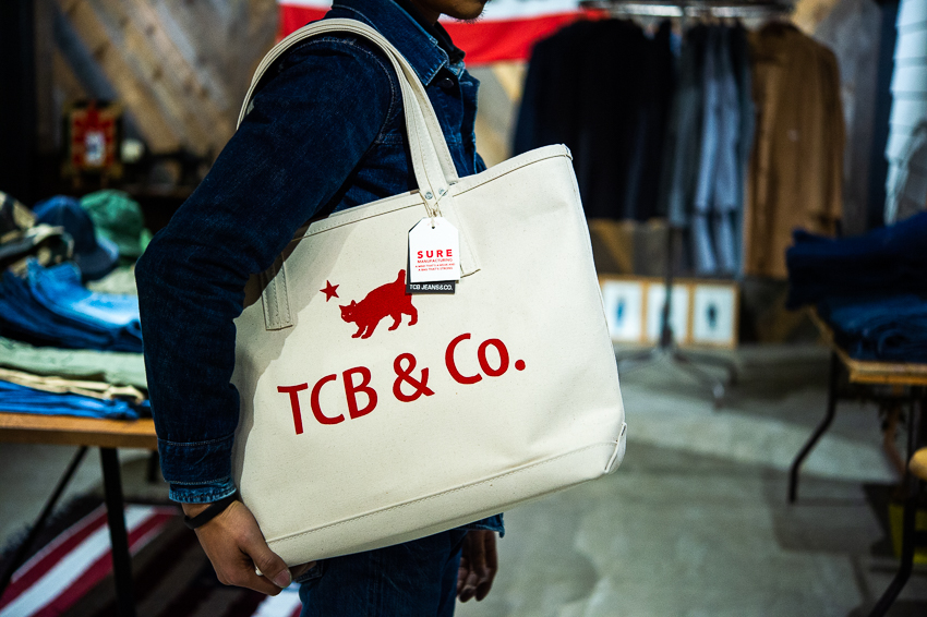 XX DEVELOPMENT and TCB JEANS COAL BAG | TCB jeans