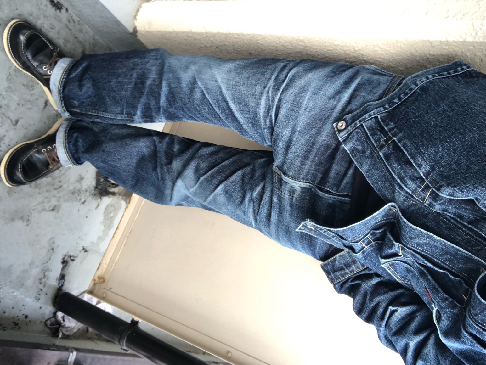TCB JEANS S40's Jeans W34 ヒゲ アタリ