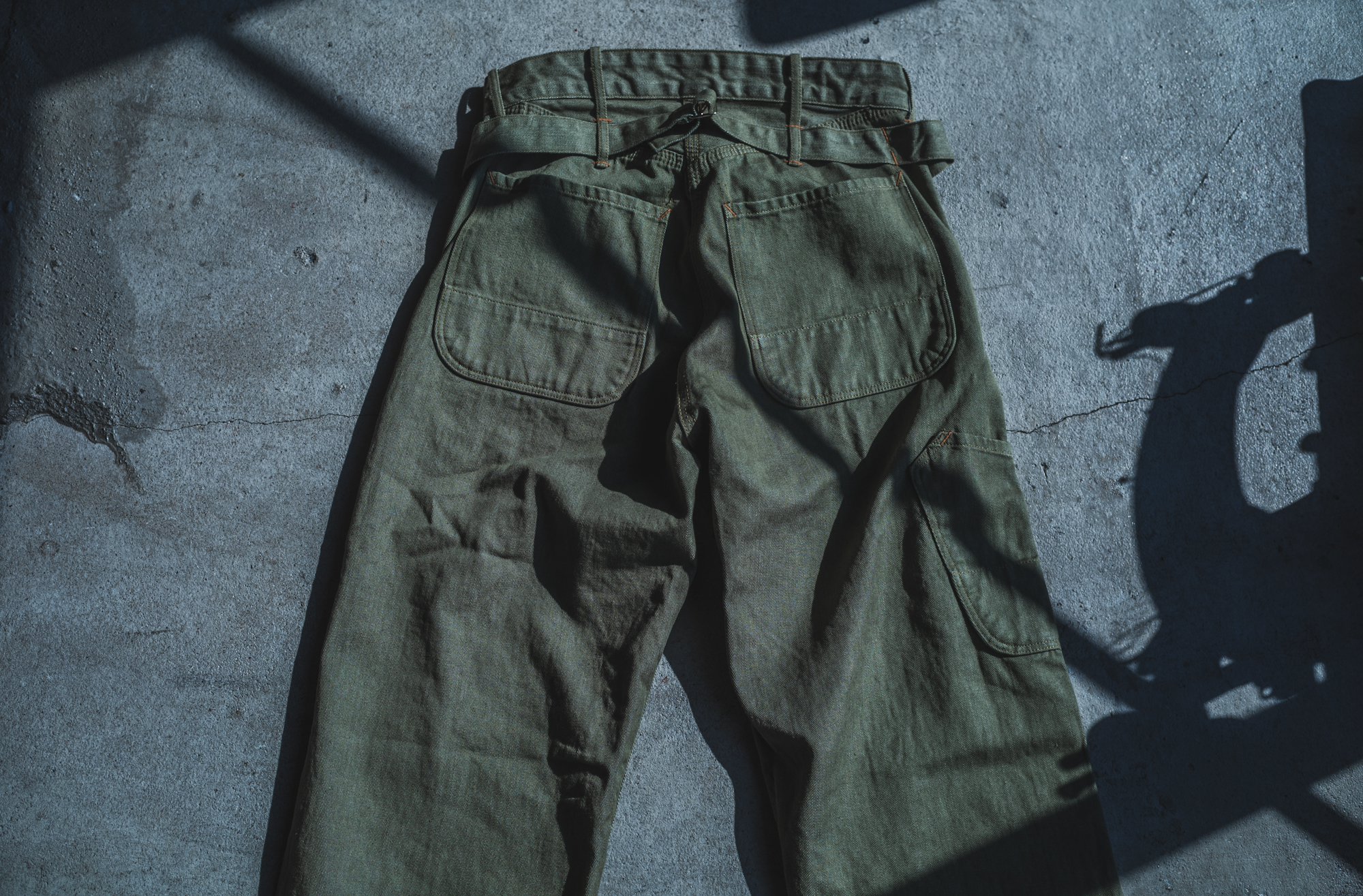 予約開始のお知らせ Tabby's Work Pants Green Denim | TCB jeans
